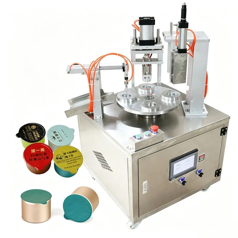 Six-Station Can Filling & Sealing Machine for Tea Six-Station Can Filling & Sealing Machine for Tea